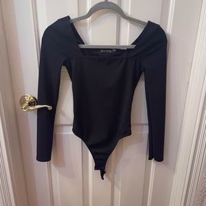 Pretty little thing square neck long sleeve bodysuit